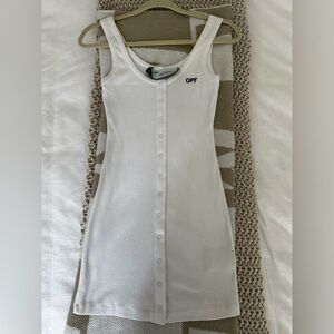 Authentic Off-White Tank Top Dress